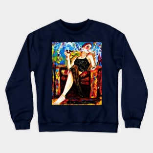 Smoking and teasing Crewneck Sweatshirt